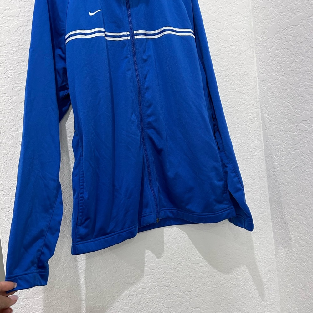 🔥SALE 🔥NIKE • Men’s Sweat Jacket • Blue & White • XL - Picture 2 of 8